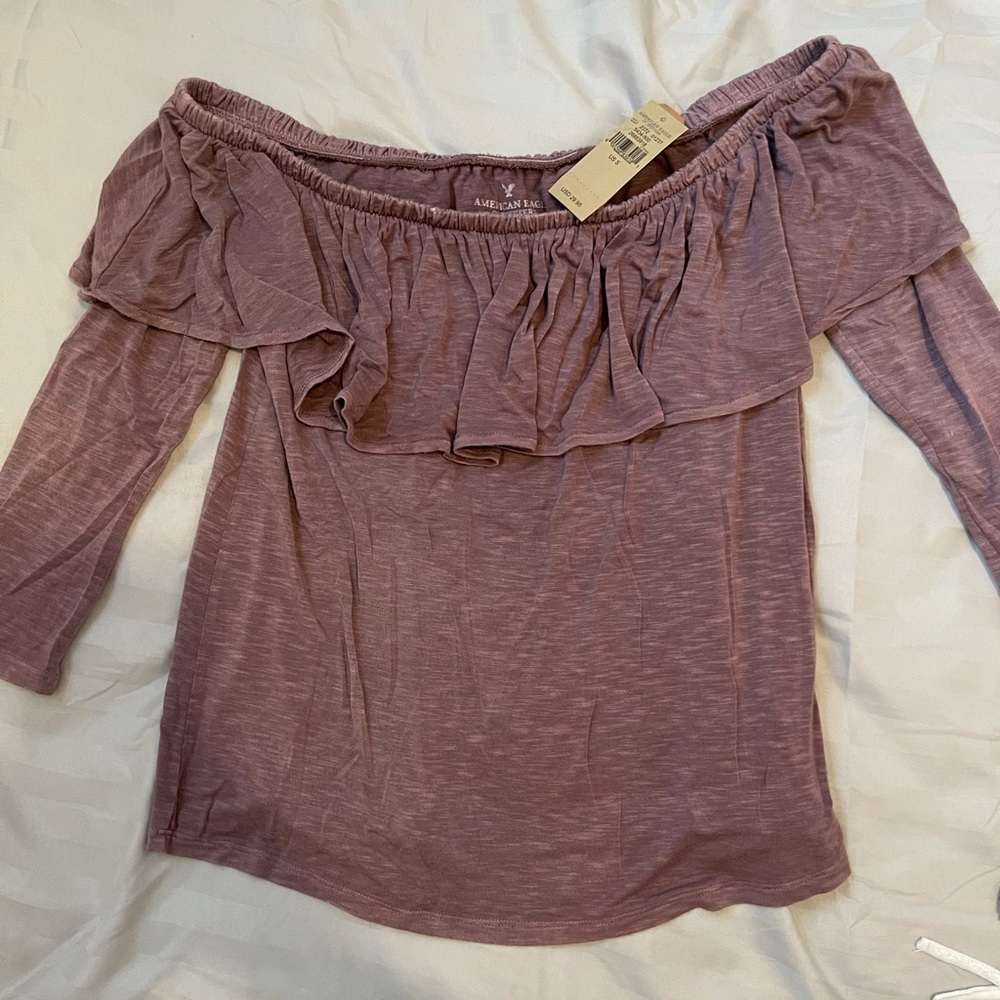 Off the shoulder 3/4th shirt